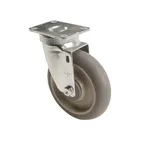 image of AllPoints 262374 Caster, Swivel Plate, Medium Duty, 1-1/4"W, 5" Dia.