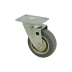 image of AllPoints 262446 Caster, Swivel Plate, Medium Duty, 4"