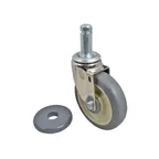 image of AllPoints 262920 Super Erecta® Caster, 5", Swivel Stem, For Use On 1" Od Tubing