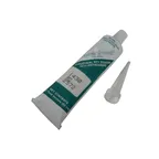 image of AllPoints 851092 High Temperature Silicone Sealant, 3 Oz., Red, Thread Type
