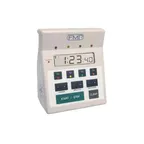 image of AllPoints 721662 Digital Timer, 4‑in‑1 10‑Hour Countdown, Recall, 7" Water‑Resistant 9V Battery
