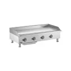 image of APW Wyott EG-48S Countertop Electric Griddle with 48" x 19.5" Surface, Thermostatic Controls, 208/240v 