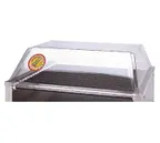 image of APW Wyott SG-31 24" Hot Dog Grill Sneeze Guard, Sloped Front Cover Design