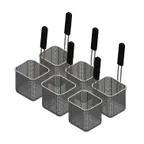 image of Arcobaleno APCB8SET6 Pasta Cooker Basket Set, Set of (6) Size #8 Pasta Baskets