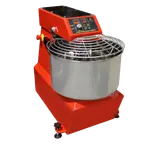 image of Arcobaleno ASM40 Spiral Mixer with 40 qt Rotating Bowl, Variable Speed, 85 lbs Dough Capacity, 2 hp