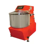 image of Arcobaleno ASM50 Spiral Mixer with 53 qt Rotating Bowl, 2-Speed, 95 lbs Dough Capacity, 3 hp
