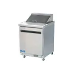 image of Arctic Air AST28R 29" One Section Sandwich & Salad Prep Table w/ 1 Door, 8 pans, 6.5 cu. ft.