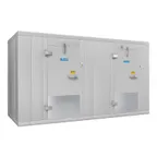 image of Arctic Industries BL1208-COMBO-C-SC Indoor 8'X12' Walk-In Combination Cooler/Freezer, Self-Contained, 6'/6' Split, Floorless Cooler