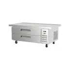 image of Asber ACBR-52-60 60" 2 Drawers Refrigerated Chef Base w/ (4) 12" x 20" Pan Capacity