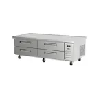 image of Asber ACBR-84 84" 4 Drawers Refrigerated Chef Base w/ (10) 12" x 20" Pan Capacity