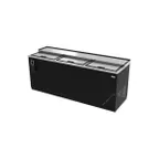 image of Asber ADBC-79 Three Sliding Lids Bottle Cooler, 850 Cans - 80"W x 26-1/2"D x 33-3/8"H