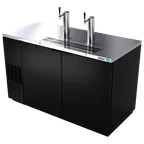 image of Asber ADDC-58 59" Direct Draw Beer Cooler, 3 Keg Capacity
