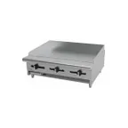 image of Asber AEMG-36 36" Countertop Gas Griddle with Manual Controls, 5/8" Steel Plate, 90.000 BTU