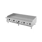 image of Asber AETG-72 H 72" Countertop Gas Griddle with Thermostatic Controls