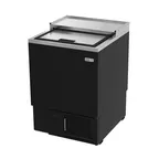 image of Asber AGF-24 24.63" Black Glass Froster, 96 Mugs Capacity