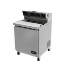 image of Asber APTS-27-8 27" One Section Sandwich/Salad Prep Table w/ 1 Door, 8 pans, 6 cu. ft.