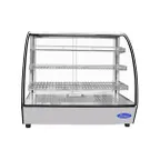 image of Atosa USA CHDC-44 27" Countertop Heated Display Case, (2) Door, (3) Shelves, 4.4 Cu. Ft. Capacity