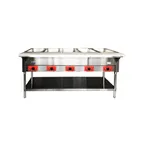 image of Atosa USA CSTEB-5C 72" CookRite Steam Table, Dry or Wet Heat, 5 Pan Capacity, 3.75 kW