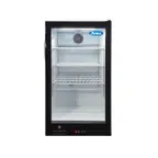 image of Atosa USA CTD-7T - 38" Countertop Glass Door Refrigerator, 7 cu ft, Black/White, LED, R600a, 115V