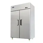 image of Atosa USA MBF8129GR 52" 2-Section Reach-In Refrigerator Freezer Combo, Top Mounted, 21.89 cu. ft. per section