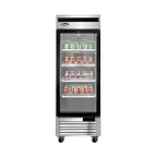 image of Atosa USA MCF8705GR 27" 1-Section Merchandiser Refrigerator with Glass Door, 19.1 cu. ft.