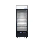 image of Atosa USA MCF8720GRL 27" 1 Left Hinged Glass Door Freezer in Black, 19.4 cu. ft.