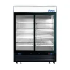 image of Atosa USA MCF8727GR 54" 2-Section Merchandiser Refrigerator w/ 2 Sliding Glass Door, 44.9 cu. ft.