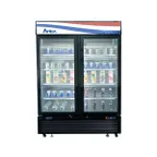 image of Atosa USA MCF8733GR 39" 2-Section Merchandiser Refrigerator w/ 2 Swing Glass Door, 28.5 cu. ft.