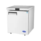 image of Atosa USA MGF8405GR 27" 1-Section Undercounter Freezer w/ 1 Door, 7.15 cu. ft.