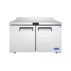 image of Atosa USA MGF8413GR 48" 2-Section Undercounter Worktop Freezer w/ 2 Doors, 13.4 cu. ft.
