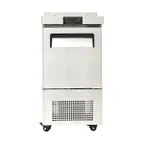 image of Atosa USA MSF17GR-NTCV 17" One Section Sandwich / Salad Prep Table w/ 1 Door, 8 pans 3.7 cu. ft.