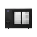 image of Atosa USA SBB48SGGRAUS2 48" Two Section Back Bar Cooler with Glass Door, 11.5 cu. ft.