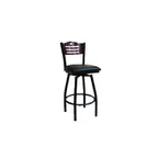 image of American Tables & Seating 77CB-BSS Indoor Swivel Bar Stool