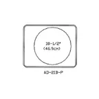 image of Atlas Metal AD-21B Adapter Plate
