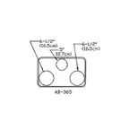 image of Atlas Metal AD-365 Adapter Plate