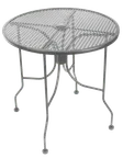 image of American Tables & Seating ALM36-GRY Outdoor Table