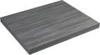 image of ATS ATE3072-GY Rectangle Laminate Table Top, 72" x 30", 2" Thick, Standard Light Gray, Self Edge
