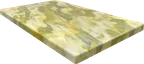 image of ATS ATR3060-Y/G Rectangle Resin Restaurant Table Top, 30x60, 2 Drop Edge, Yellow/Green