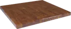 image of ATS ATR3636-VTW 36x36 Square Resin Table Top, Vintage Walnut Finish, 3/4 Core, 2 Drop Edge