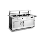 image of Atlas Metal BLH-5-H 77" Hot Food Serving Counter, (5) Open Wells