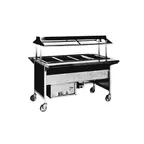 image of Atlas Metal CABT-5 77" Cold Food Serving Counter, Refrigerated, (5) Pan