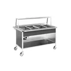image of Atlas Metal CAH-5 77" Hot Food Serving Counter, (5) Wells