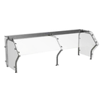 image of Atlas Metal CSG-6L Custom Sneeze Guard, 90-1/8"W, Deep Single-Sided