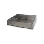image of Atlas Metal CTIP-2454 Insulated Ice Pan 24"x54" Rectangular 304 Stainless Steel NSF