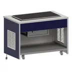 image of Atlas Metal INFRF-4  64" Mobile Refrigeration Frost Top Unit, Open Cabinet Base