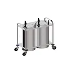 image of Atlas Metal MOPD3-6-1/2 Plate Dispenser, Open Frame Mobile Design