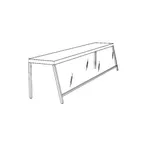 image of Atlas Metal PRC-3 Protector Case, Countertop Installation, For Single Service