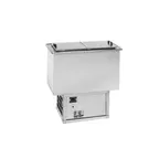 image of Atlas Metal WDF-L 28" Slim-Line Drop-In Ice Cream Dipping Cabinet, 6 Gallon