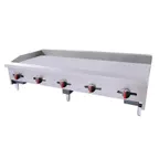 image of BakeMax BACG60-5 60" Countertop Gas Griddle with Manual Control, 3/4" Steel Plate, 150.000 BTU