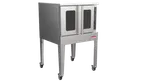 image of BakeMax BASCO5G 38" Single Floor Model Gas Convection Oven, Full Size, 9 Trays, 180.000 BTU